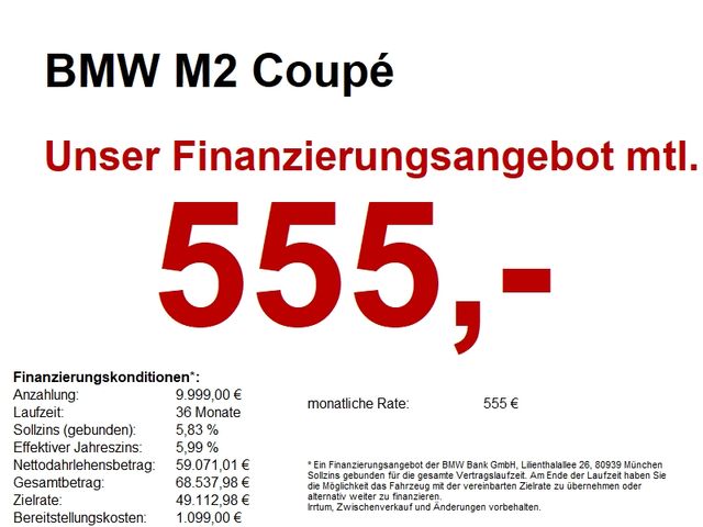 BMW M2 Coupé *SONDERAKTION*