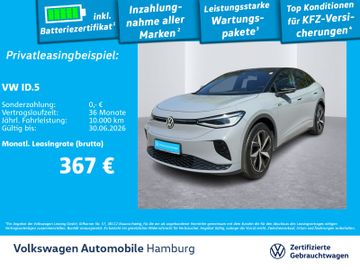 Volkswagen Leasingangebot: Volkswagen ID.5 GTX AHK Standheizung Navi LED-Scheinwerfer