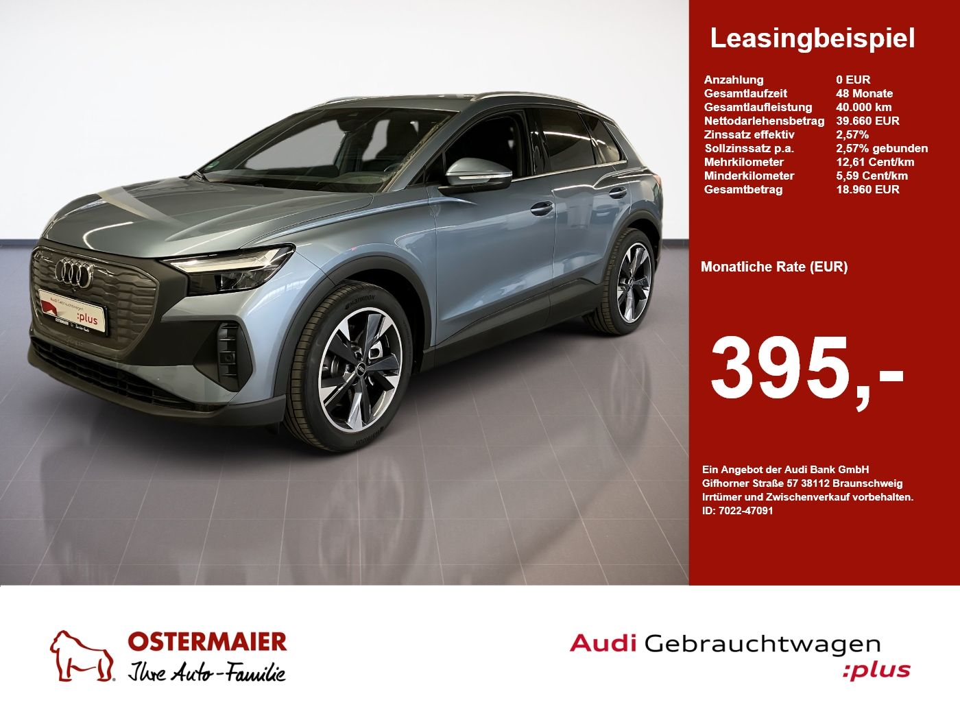 Audi Q4 e-tron 45 286PS WÄRMEPUMPE.ACC.SPORTSITZE.LM2