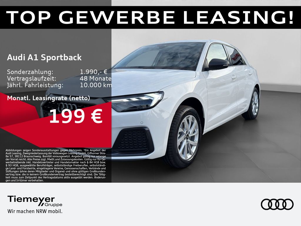 A1 Sportback 25 TFSI ADVANCED PDC KLIMA SITZHZ