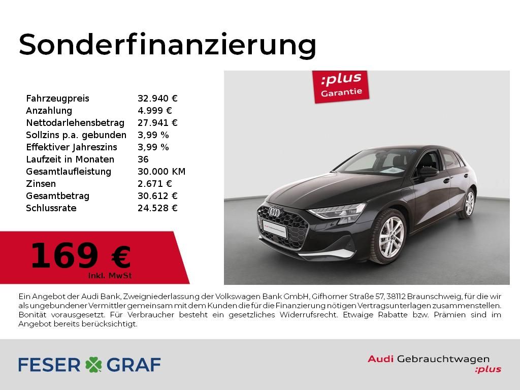 Audi A3 SB TFSIe S tronic adv./LED/PDC+/Navi+/Kamera