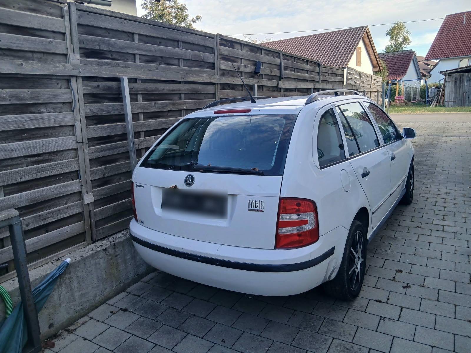Skoda Fabia 2006 — rear view