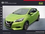 Nissan Micra 1.0 Acenta *TEMPOMAT*KLIMA*SITZHEIZUNG*NAV - Nissan Micra Gebrauchtwagen in Hamburg