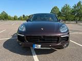 Porsche Cayenne Diesel - - Porsche Cayenne: Braun, Leder