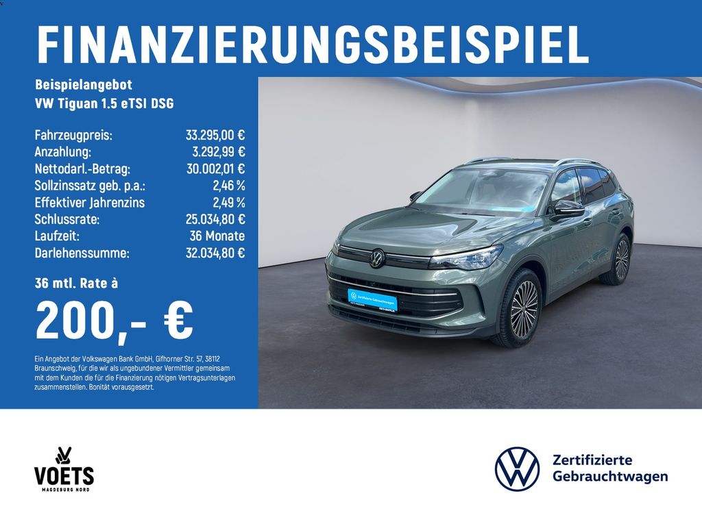 Tiguan  1.5 eTSI  DSG Goal AHK+LED+NAVI+ACC