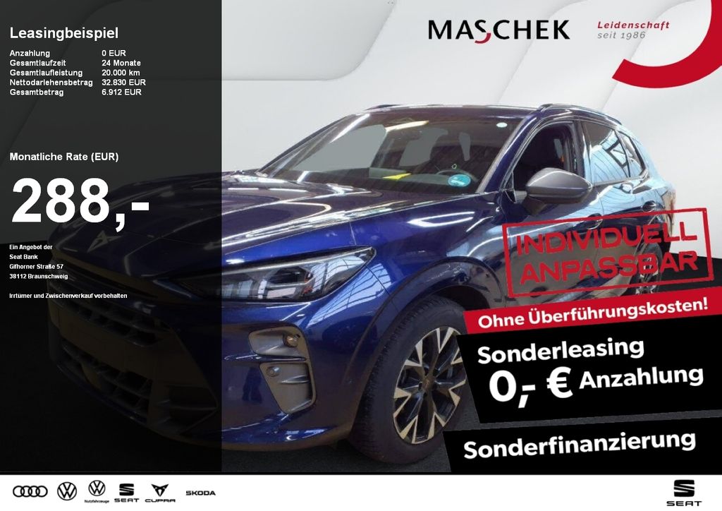 Cupra Terramar Sonderleasing 1.5 TSI 360°View HUD Navi