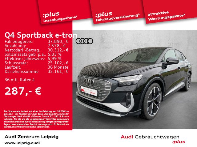 Audi Q4 Sportback e-tron 50 qu. *S-line*Matrix*Sonos*