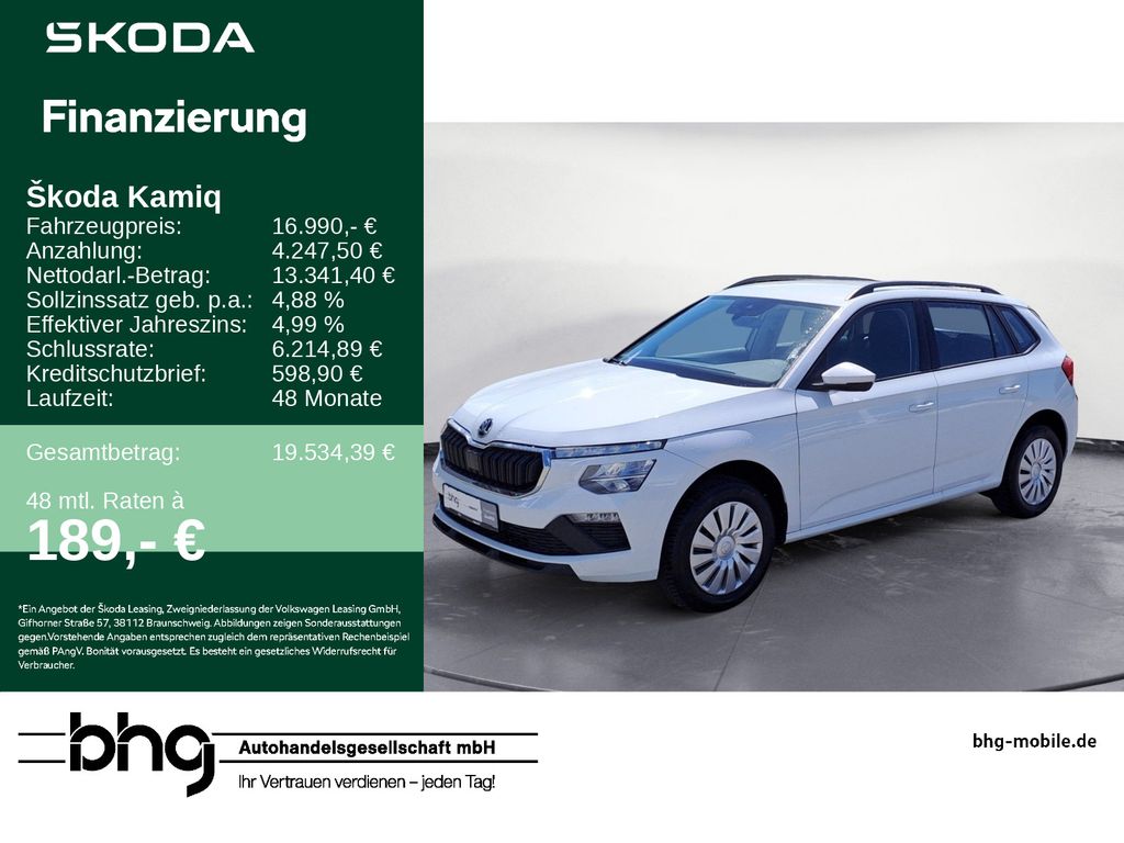 Kamiq Essence 1.0 TSI 5-Gang *LED*PDC*KLIMA*