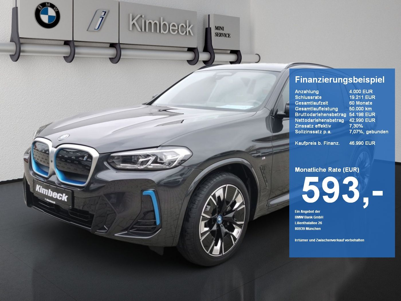 BMW iX3 Impressive LED 360° ACC HeadUp Pano Gestik