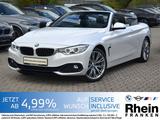 BMW 440i xDrive Cabrio Sport Line NaviProf.HuD.Har/K - weiße BMW 440