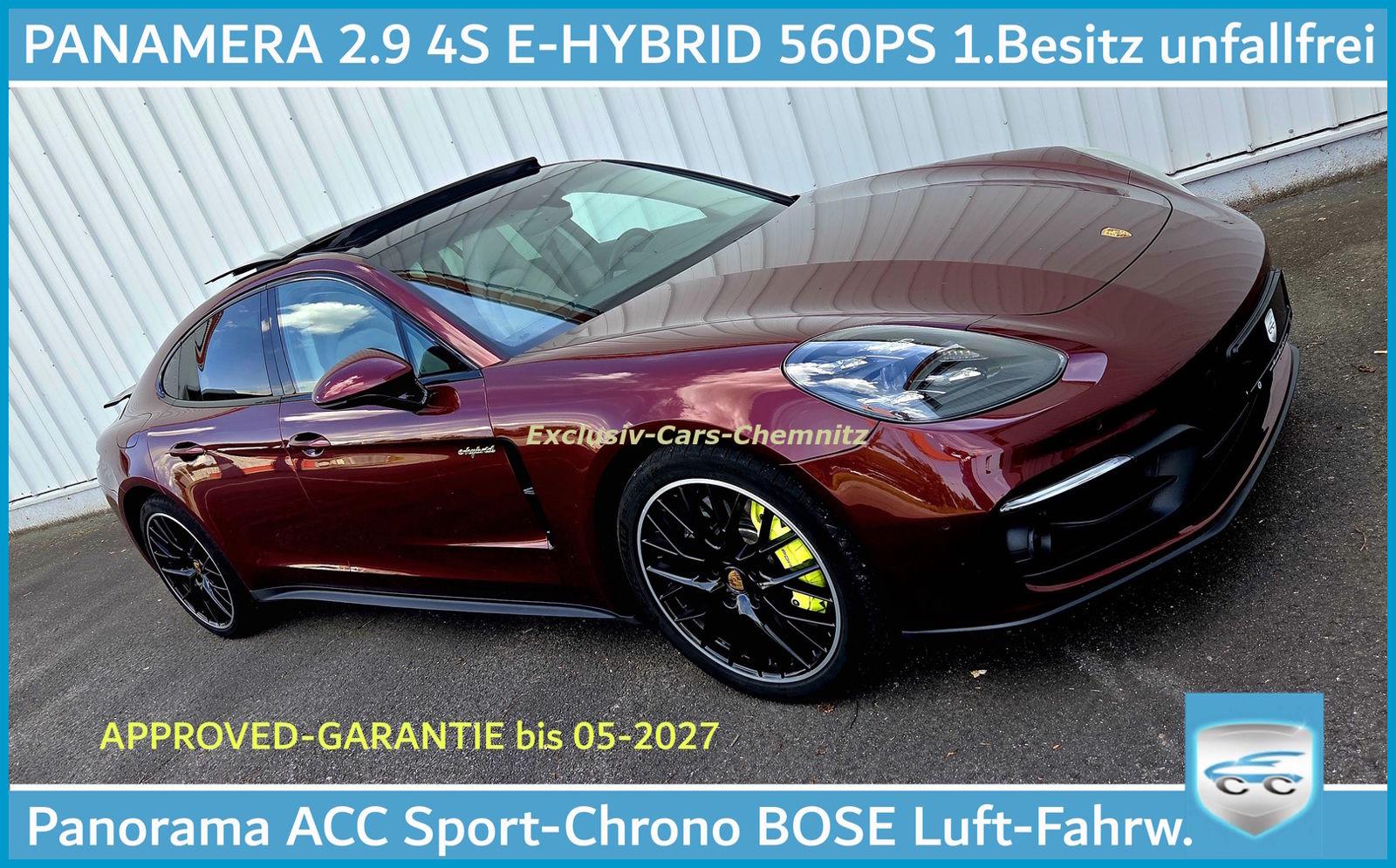 Porsche Panamera 4S e-Hybrid Pano Standheiz ACC Approved