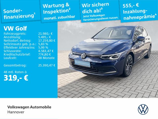 Volkswagen Golf VIII 2.0 TDI DSG Active Navi Pano ACC LED D