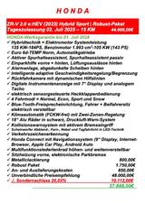 Honda ZR-V 2.0 i-MMD Hybrid Sport+Robust-Paket+Navi - Honda ZR-V Gebrauchtwagen