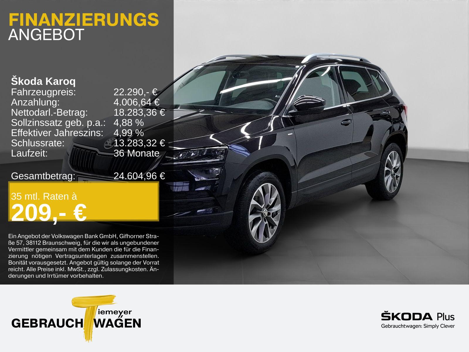 Skoda Karoq 1.5 TSI DSG CLEVER LED NAVI SITZHZ LM17