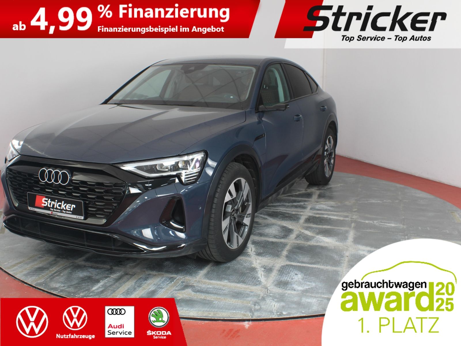 Audi Q8 e-tron Sportback 55 quattro 388,-ohne Anzahlu foto 2
