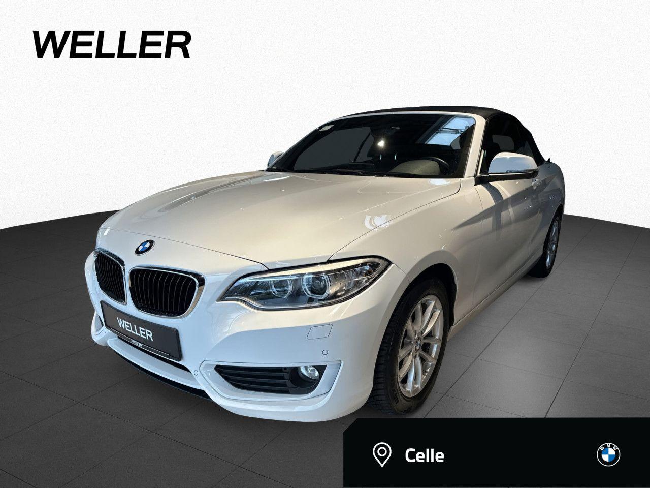 BMW 218d Cabrio Advantage PDC SHZ H/K LRHz Tempo Nav