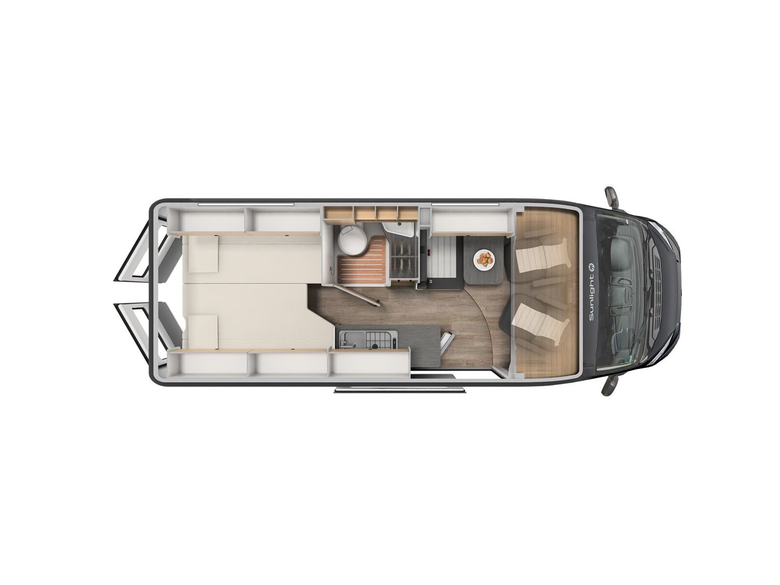 Fahrzeugabbildung Sunlight Adventure Cliff 640 Navi Kamera, Fahrradträger