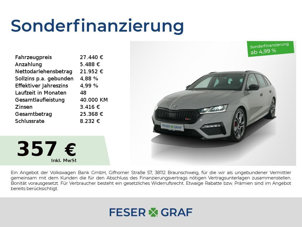 Skoda Octavia Combi 2.0TSi RS DSG AHK LED DCC R-Kamera