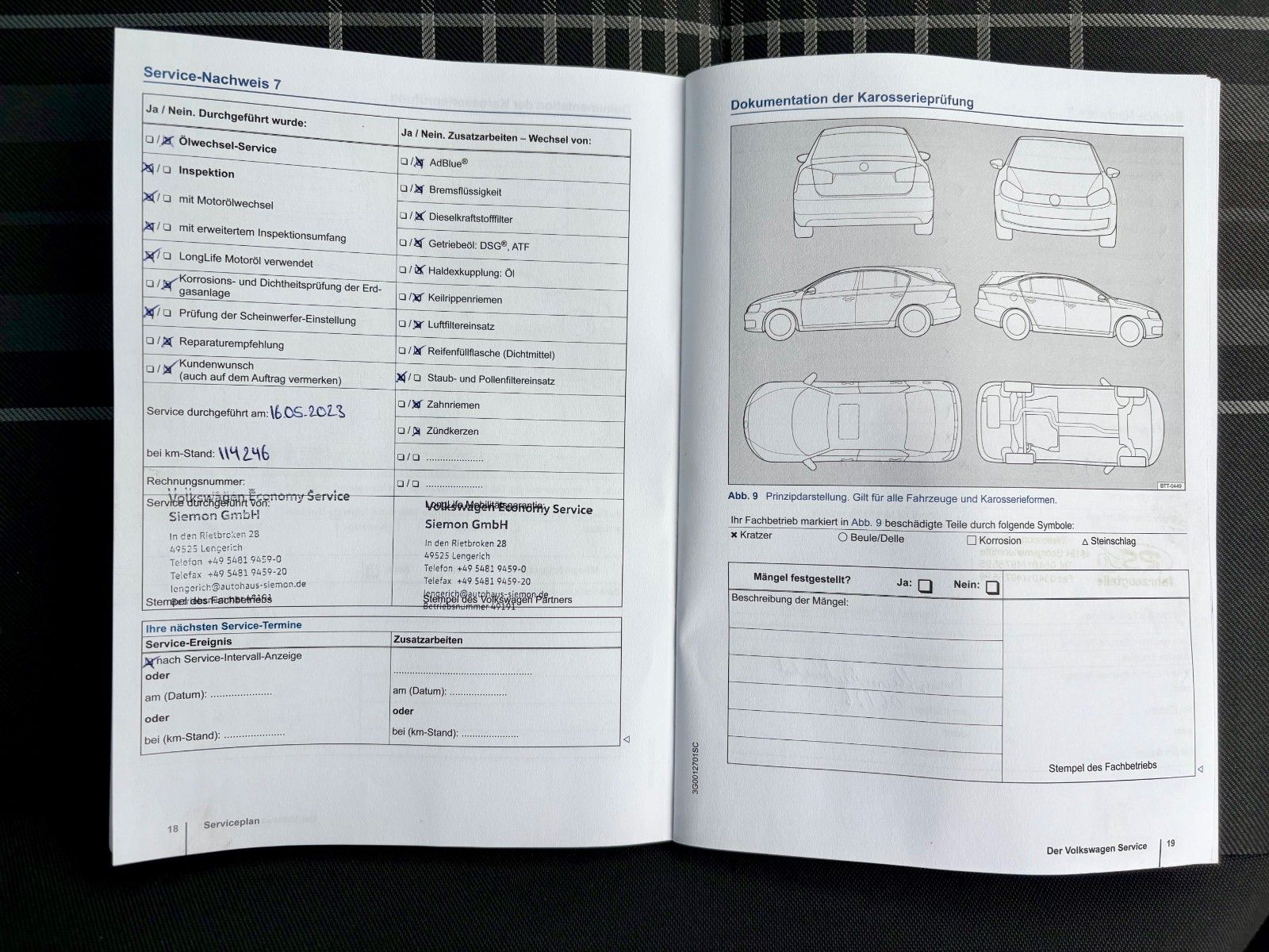 Fahrzeugabbildung Volkswagen Golf VII 2.0TDI Lim. LOUNGE Navi Klima PDC SPORT
