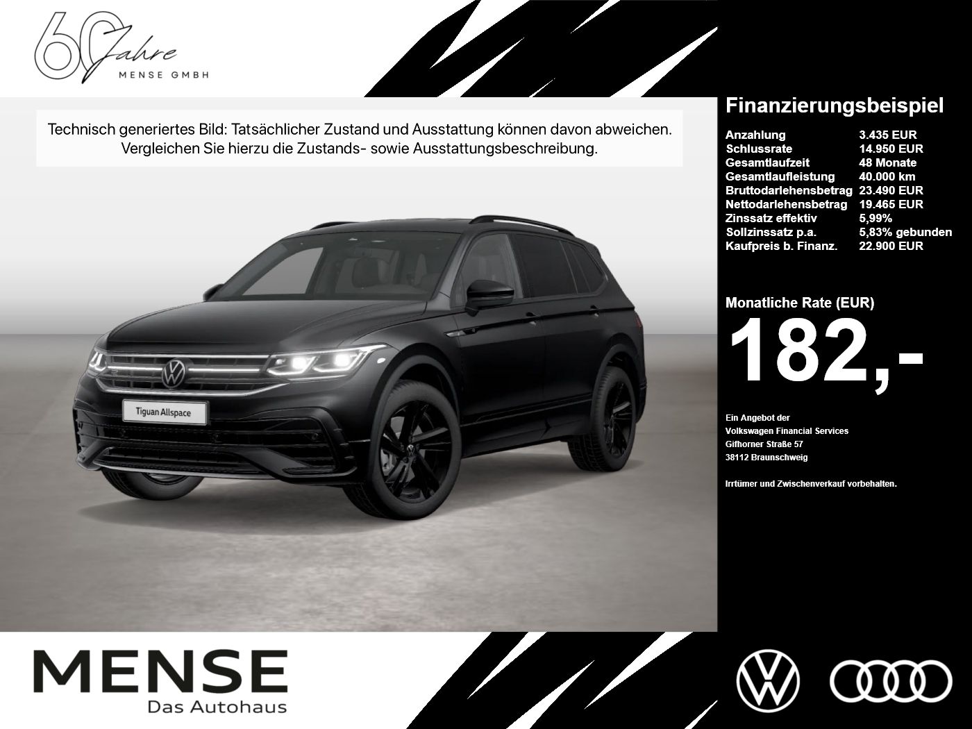 Volkswagen Tiguan Allspace 2.0 TDI 4Motion DSG R-line AHK