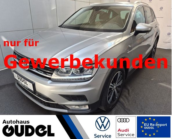 VW Tiguan Highline 2.0TDI DSG AHK VK nur an Gewerbe