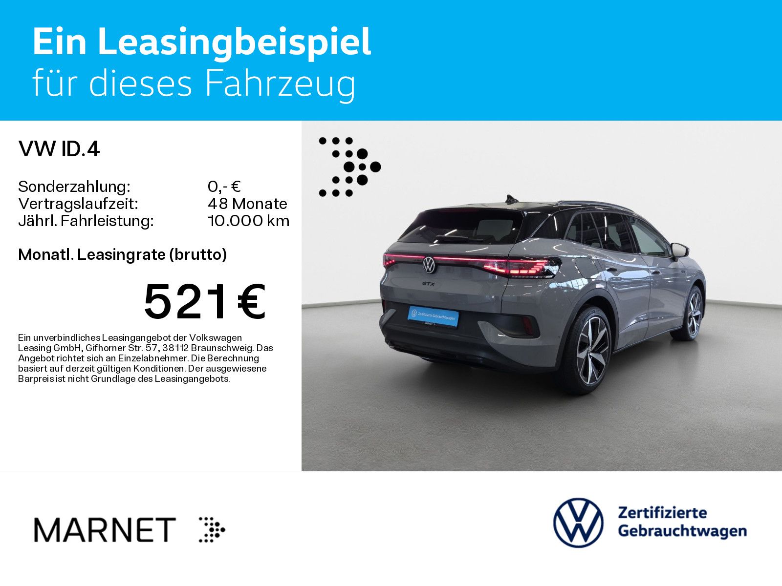 Volkswagen ID.4 GTX Navi Wärmep. AHK Pano IQ-Light IQ-Driv foto 3
