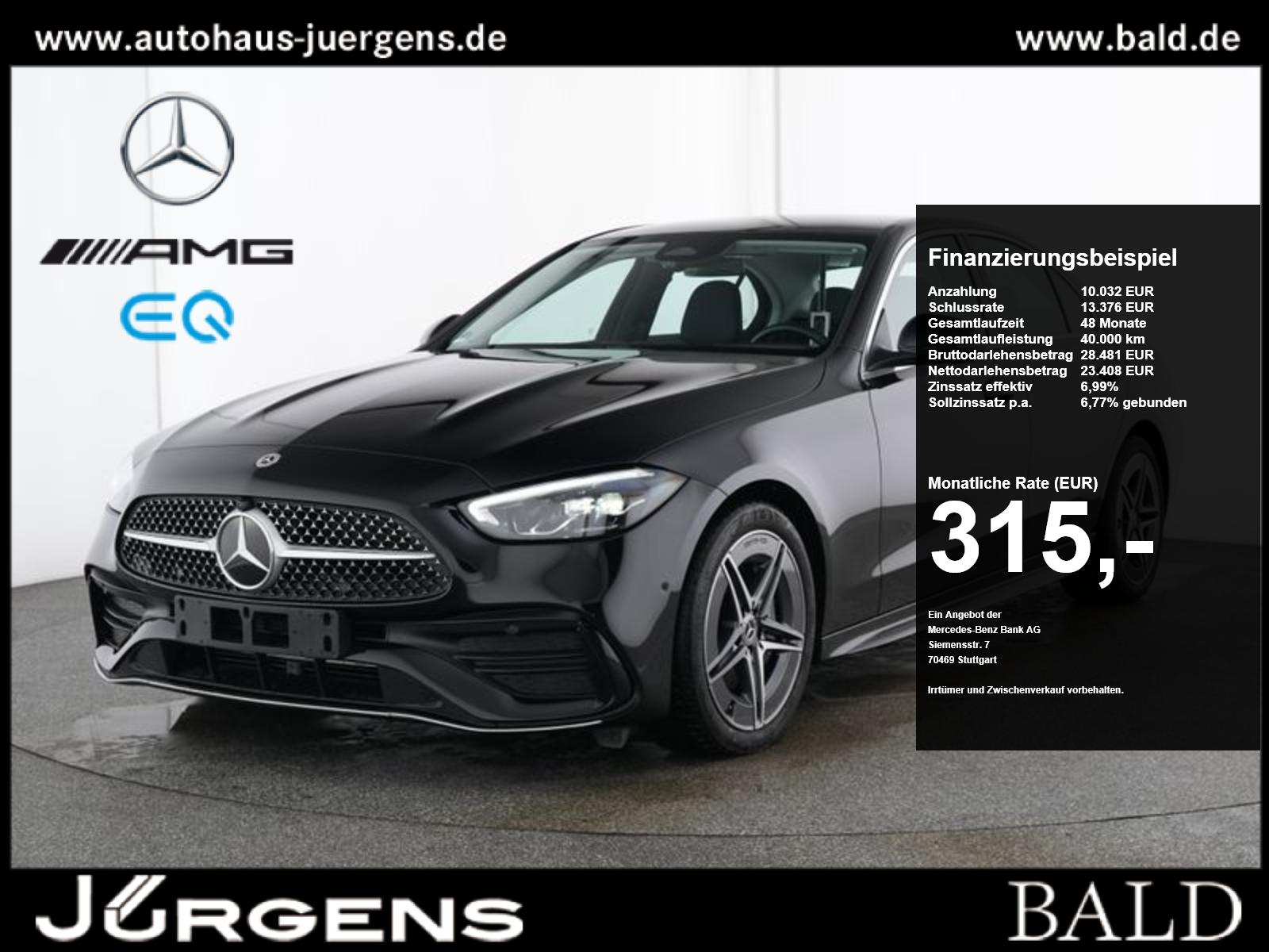 Mercedes-Benz C 180 AMG-Sport/LED/Cam/Memo/Totw/Ambiente/18'