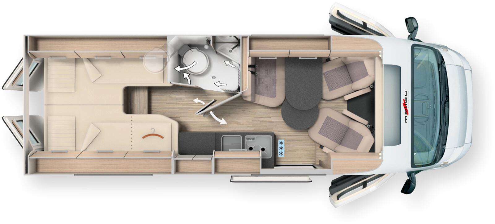 Malibu Van charming GT skyview 640 LE RB Angebot