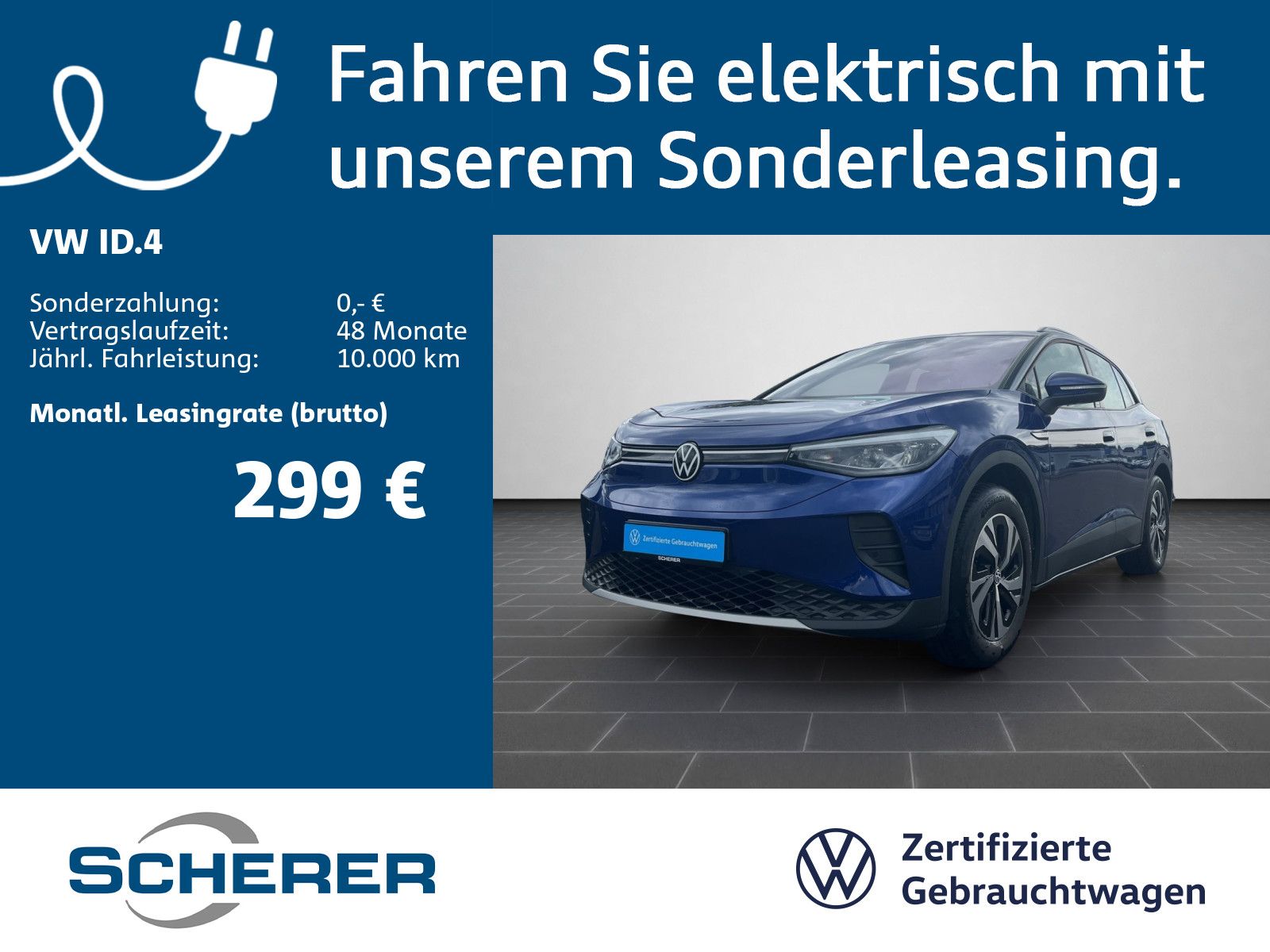 VW ID.4 Pure Performance 52 kWh | SOH 91% | App-Con