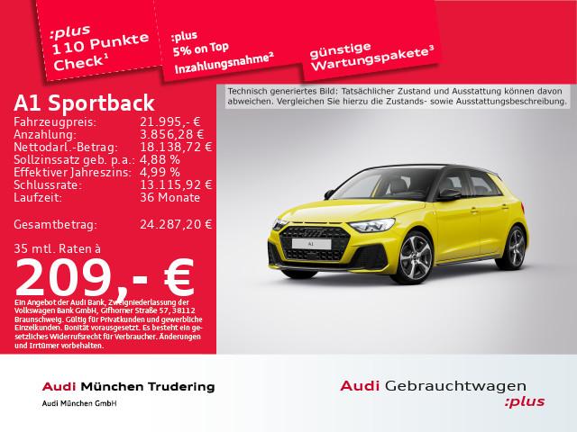 Audi A1 Sportback 35 TFSI S tronic S line Virtual/LED
