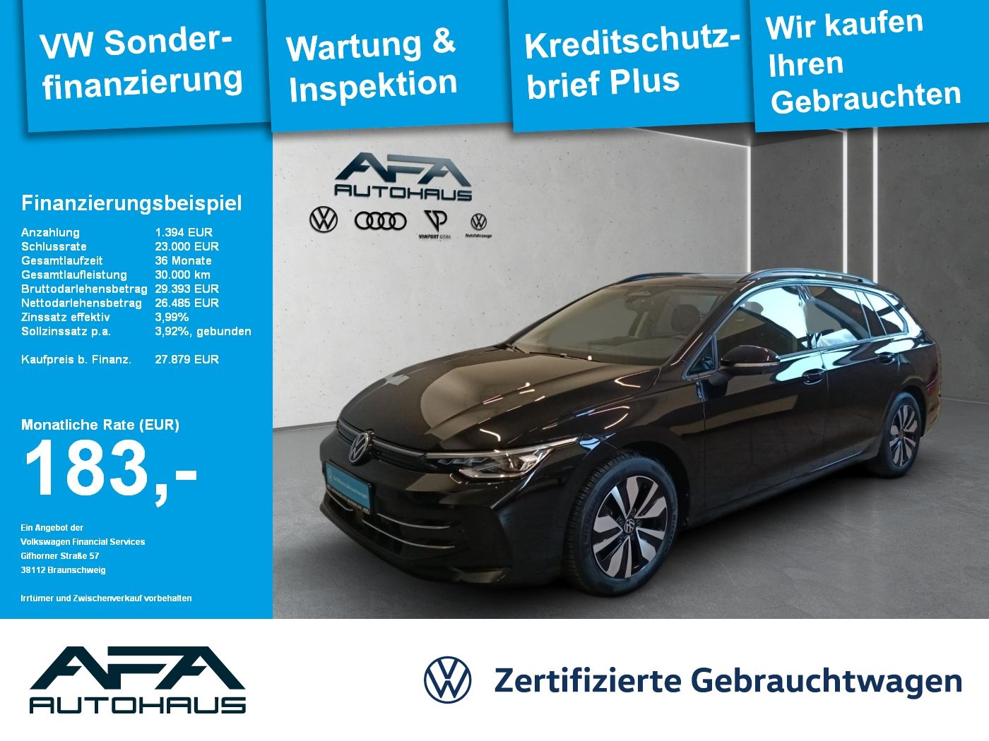 Volkswagen Golf VIII Var. 1.5 eTSI GOAL DSG AHK*NAV*RFK*ACC