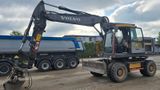 Volvo Mobilbagger EW160E - Volvo Mobilbagger Ew