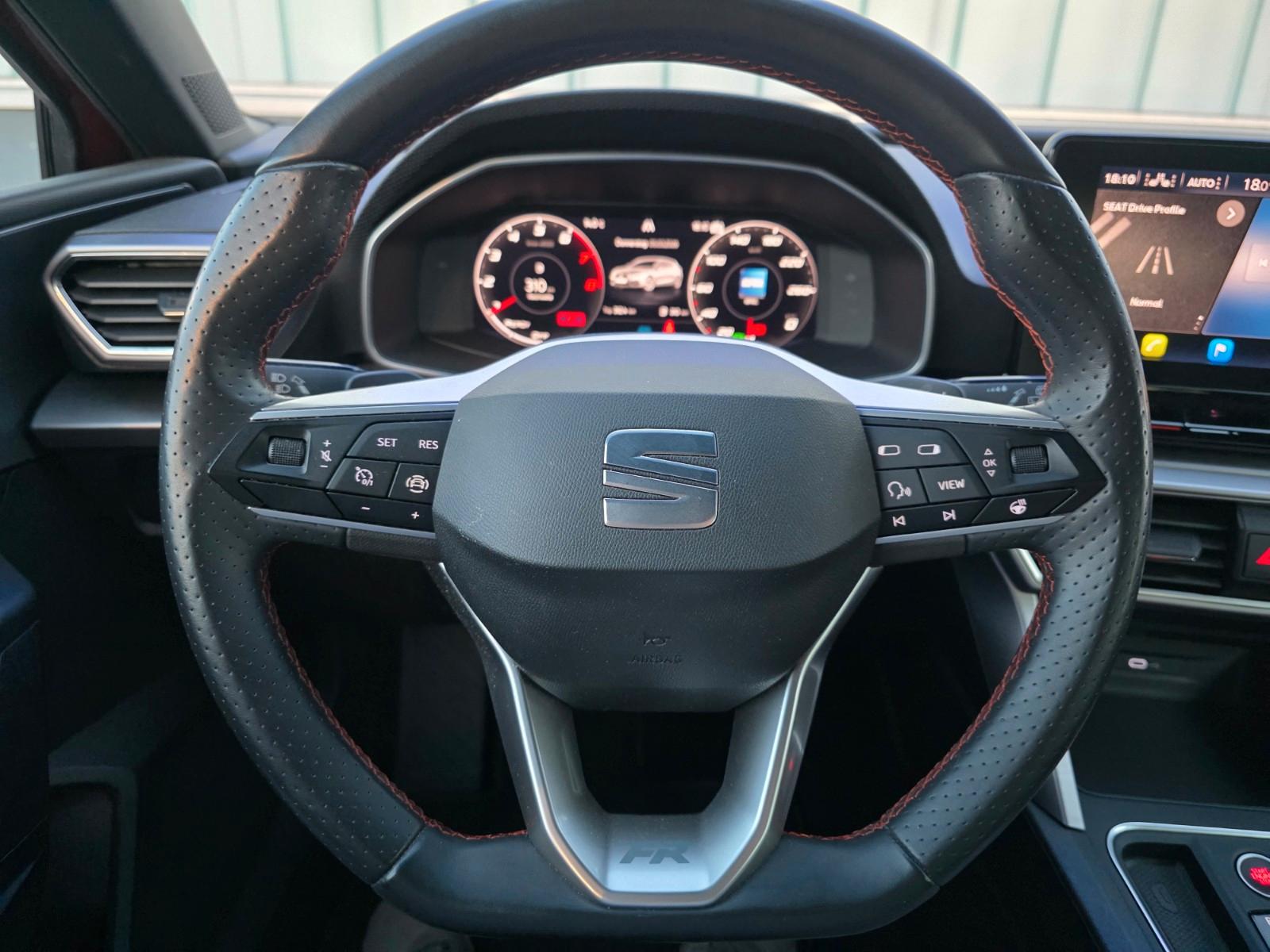 SEAT Leon 1.5 eTSI DSG FR/LED/Navi/AHK/ACC/APS/8fach, миниатюра 16