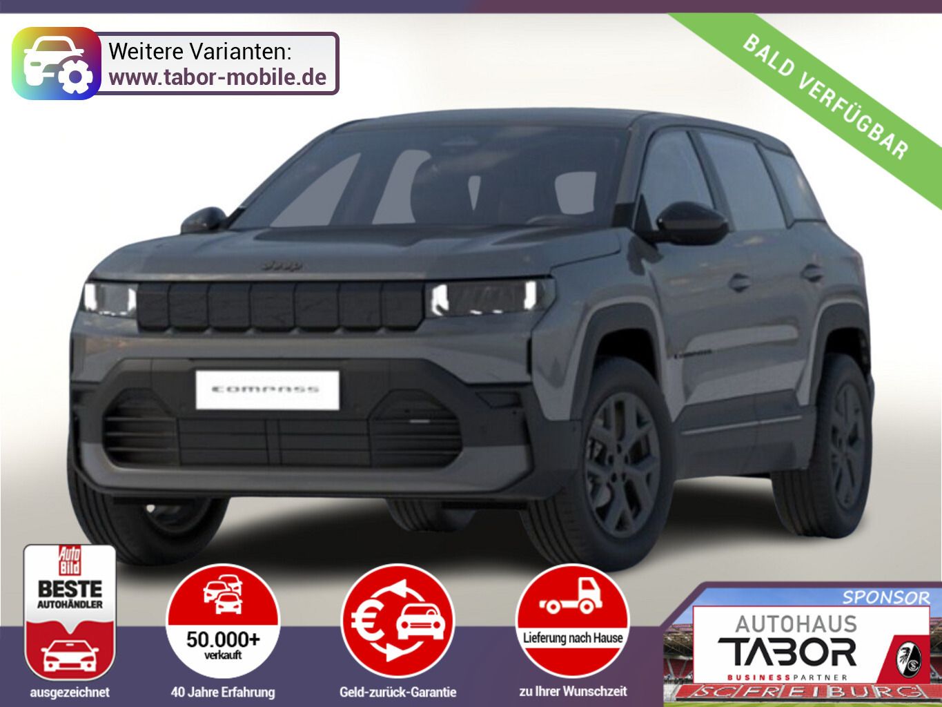 Jeep Compass Hybrid Nav Kam KeyL PrivG ACC UVP-27%*