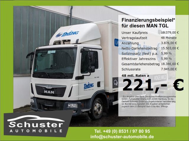 MAN TGL 7.180 4x2 Koffer+LBW*Komfort-Sitz Spurass