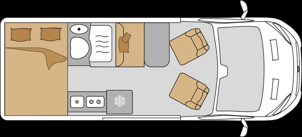 Mooveo Van F60DB "289€ pro Monat" Trail Paket