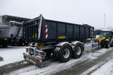 Müller-Mitteltal 20 to. Tandem Haken-Containeranh. mit Container - Pkw-Anhänger Tandem