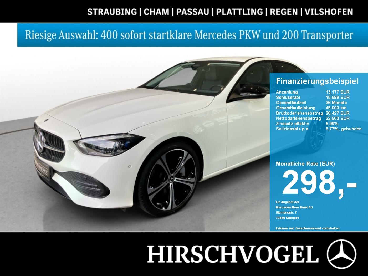 Mercedes-Benz C 300 AVANTGARDE+Night+HUP+DIGITAL-LIGHT+360°Kam