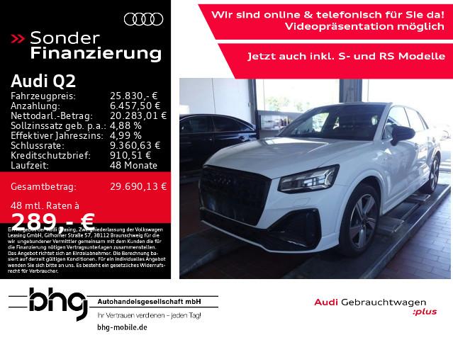 Audi Q2 35 TFSI S tronic S line Optik AHK MatrixLED A