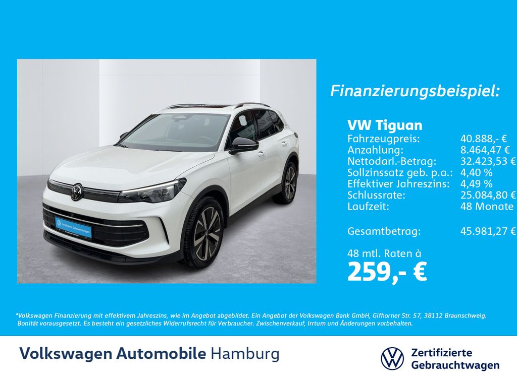 Tiguan 1.5 eTSI DSG Goal AHK 360° Navi Panorama