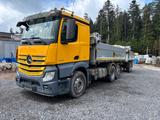 Mercedes-Benz Actros 2543 6x2 Dreiseitenkipper + Tandemkippan. - Gebraucht Pkw-Anhänger Tandem