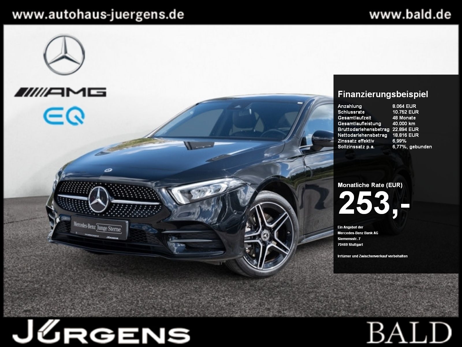 Mercedes-Benz A 250 e Limo AMG-Sport LED Cam Night Ambiente 18