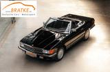 Mercedes-Benz R107 1.Hand orig. 158tkm  Leder Klimaautomatik - schwarze Mercedes-Benz SL 560