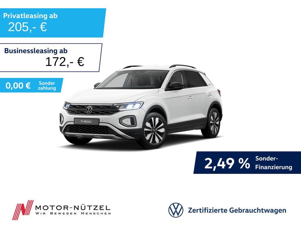 T-Roc 1.0 TSI GOAL LED+NAVI+ACC+SHZ+DAB+APP+17Z.