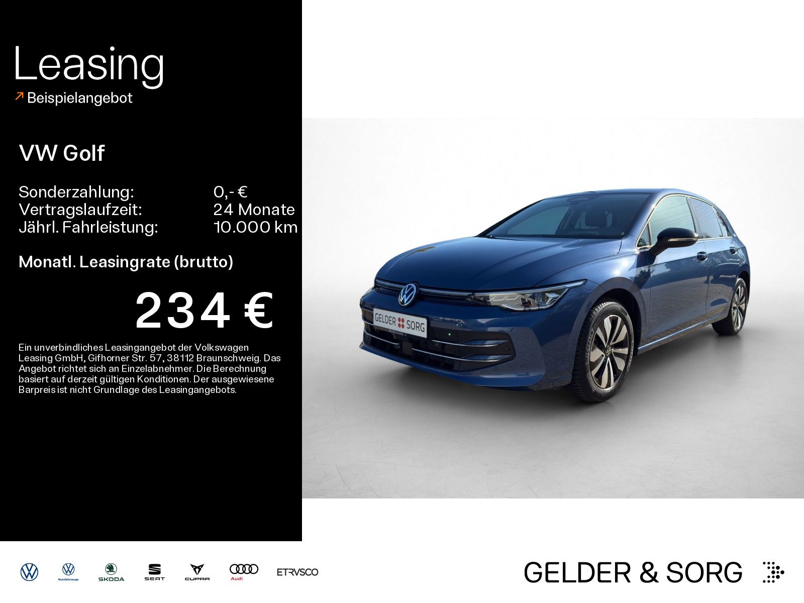 Volkswagen Golf 1.5 eTSI Goal RFK*LED*DAB+*ACC*AHK*Digital