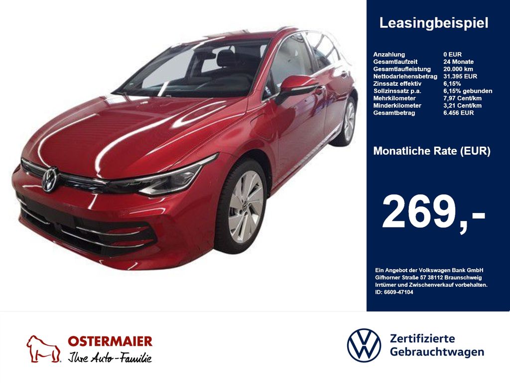 Golf VIII STYLE 1.5eTSI 150PS DSG HYBRID ACC.5J-
