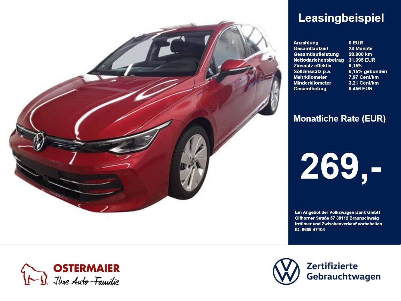 Volkswagen Golf VIII STYLE 1.5eTSI 150PS DSG HYBRID ACC.5J foto 1
