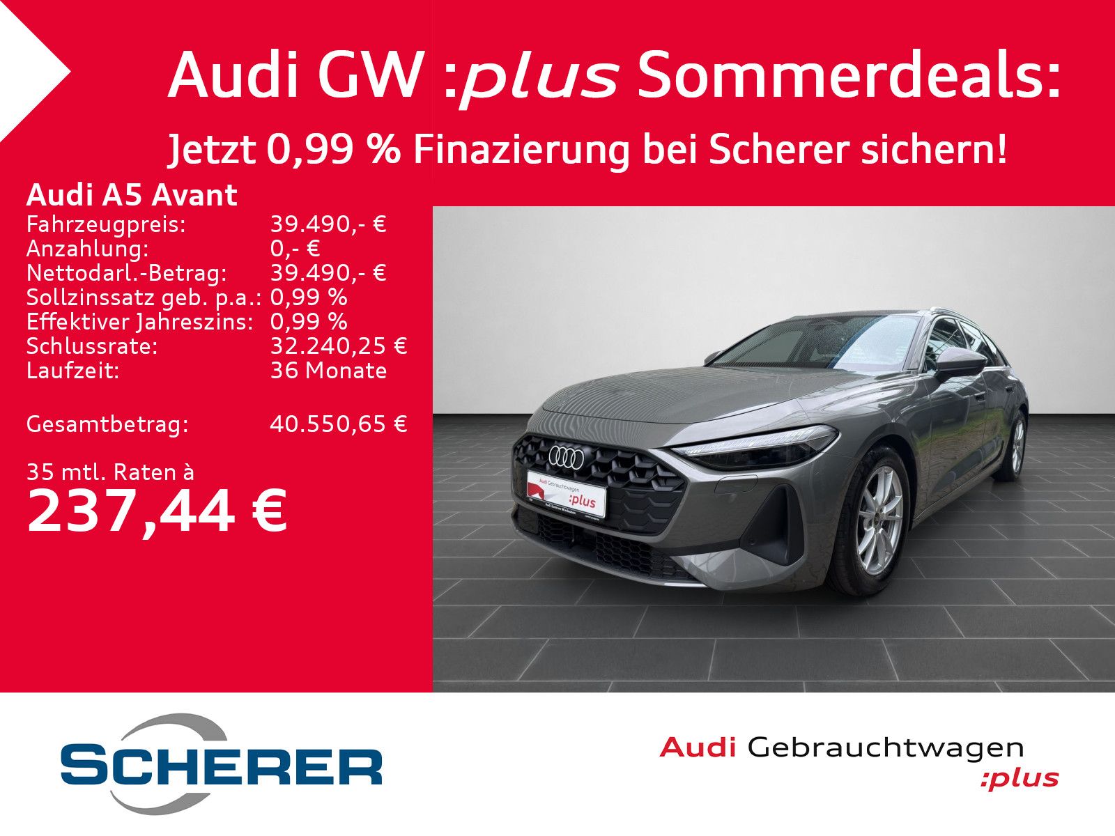 Audi A5 Avant TFSI 110 kW S tronic