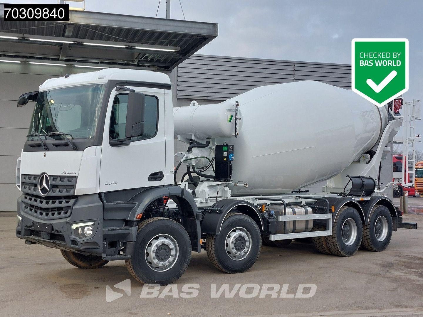 Mercedes-Benz Arocs 4142 8X4 NEW! 12m3 Stetter Mixer Steelsusp