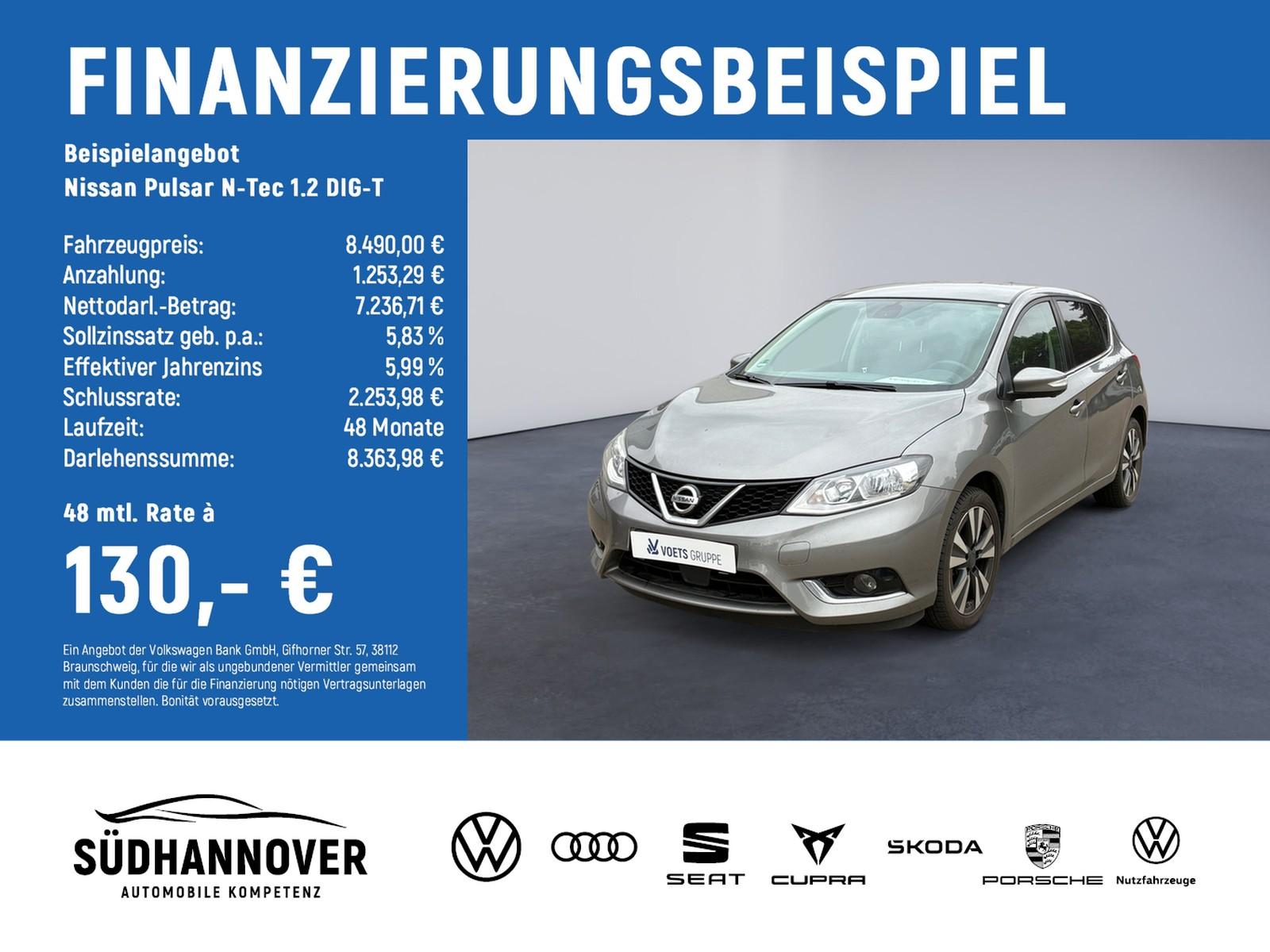 Nissan Pulsar N-Tec 1.2 DIG-T NAVI+KLIMA+SHZ